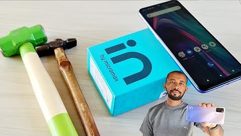 Micromax in 1B Display Glass Scratch Test