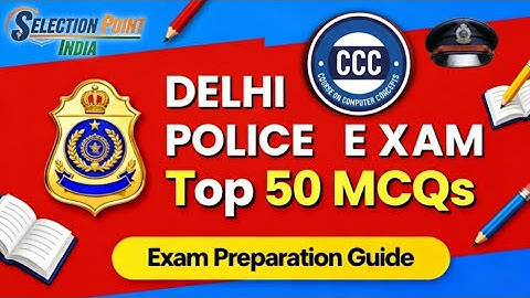 CCC + Delhi Police | Top 50 MCQs Jo Paper Me Bar-Bar Aate Hain! 