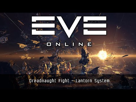 Eve Online : Dreadnaught fight. Some of the most beautiful space scifi ...