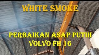 Repair white smoke (asap putih) Volvo FH 16 version 2