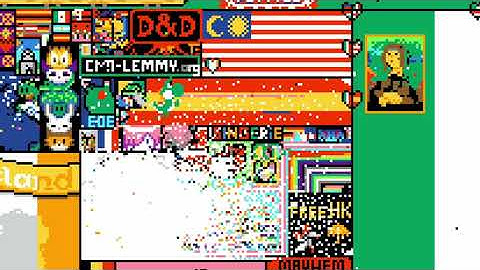 (r/place) White Void spreading (6x timelapse)