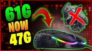 Make It Featherlight and Remove 15g - Xtrfy Mz1 Rocket Jump Ninja Gaming Mouse