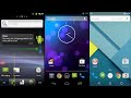 Android 23 vs 42 vs 50