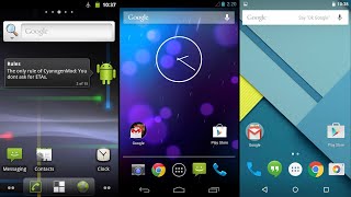 Android 2.3 vs 4.2 vs 5.0!