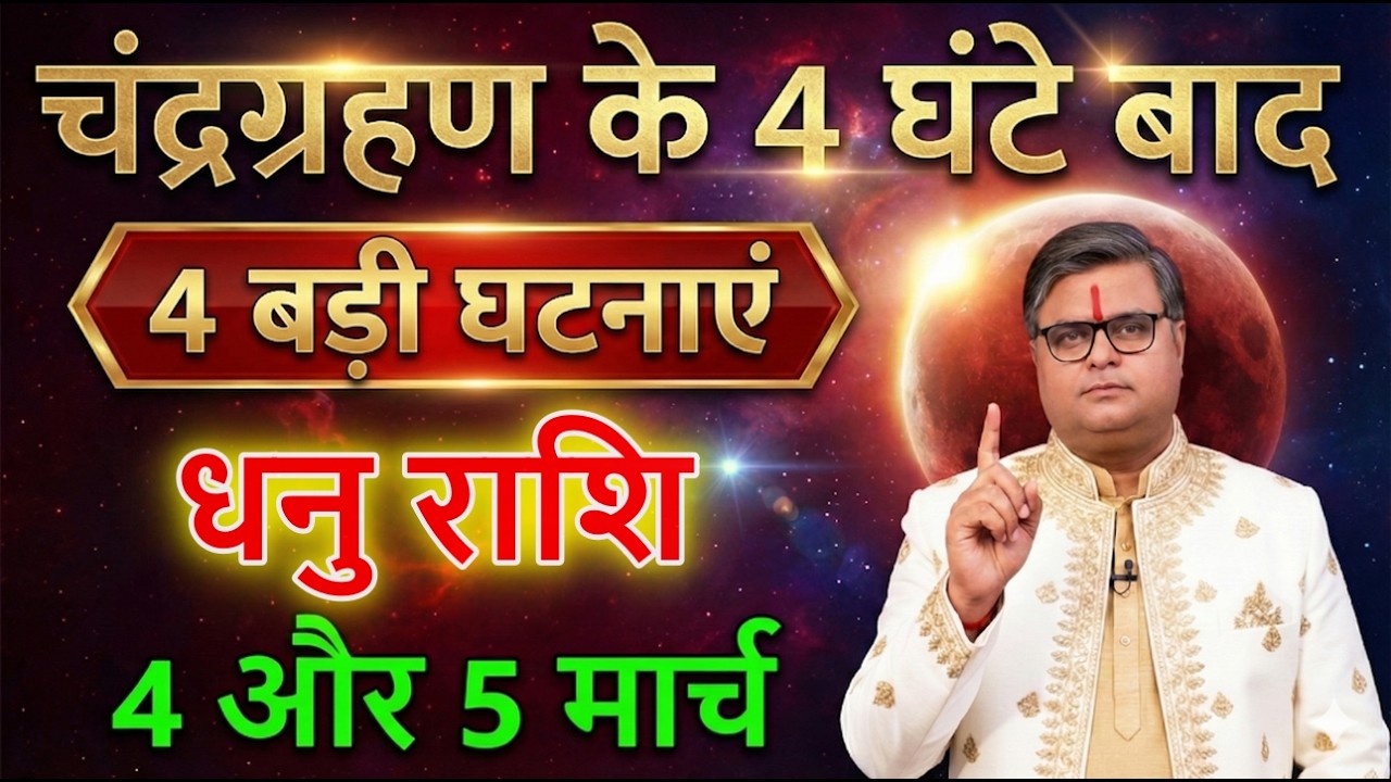 धनु राशि 04 और 05 मार्च 2026 किस्मत बहुत लंबी छलांग लगाएगी बड़ी खुशखबरी@dhanujyotish9368
