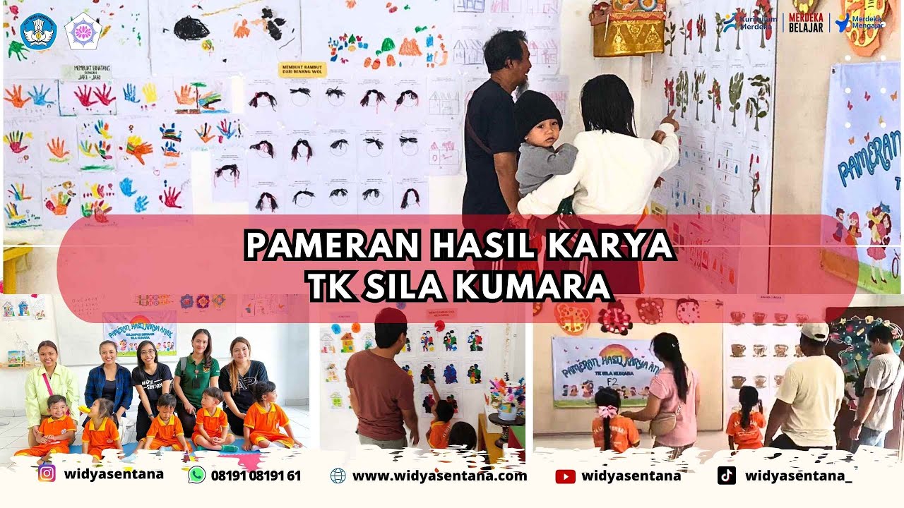 PAMERAN HASIL KARYA ANAK-ANAK TK SILA KUMARA PENYELENGGARA PROGRAM SEKOLAH PENGGERAK III #PAUD