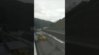 リニア館 L0系試運転高速通過