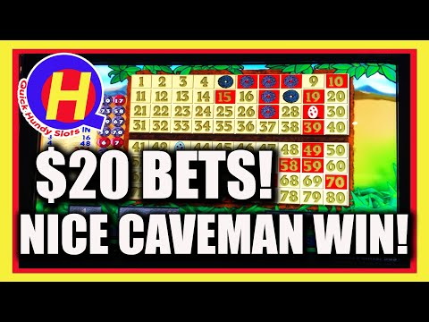 $20 Bets on Caveman KENO Going For $400K Jackpot!