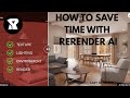 How to Speed Up Your Workflow With ReRender AI. #render #rendering #rendering3d  #3dsmax