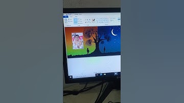 Paint me images ko kaise insert kare. 👍 #viral #computer #mspaint #viralvideo #shorts #paint #image