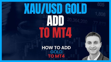 How to Add XAUUSD GOLD On MT4