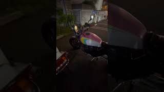 直塗装なんですって〜すごいね〜XJR〜