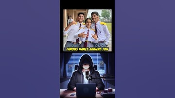 Indian Famous Names Around You 😳 comments you name #quiz #trending #shorts