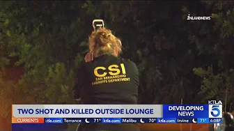 2 shot, killed outside bar in San Bernardino County thumbnail