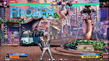 KOFXV Athena Air Grab Glitch