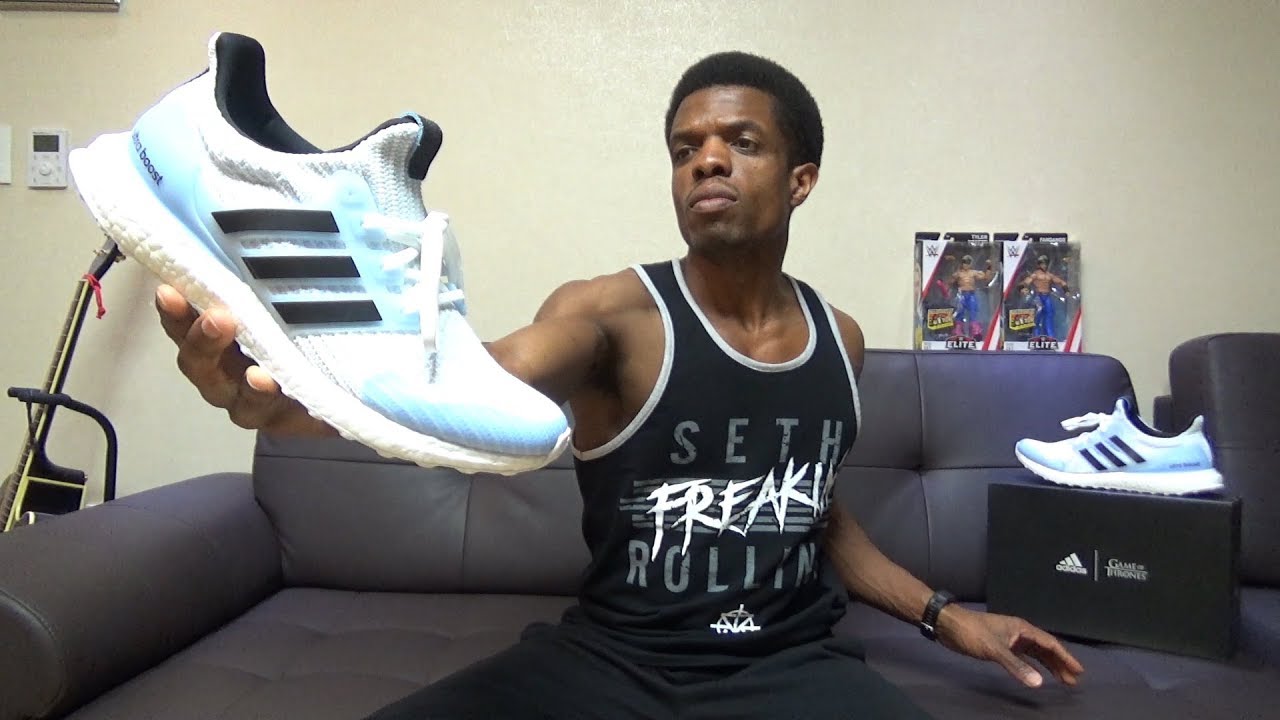Adidas x Game of Thrones "White Walkers" Ultra Boost On Foot Review  (EE3708) - YouTube