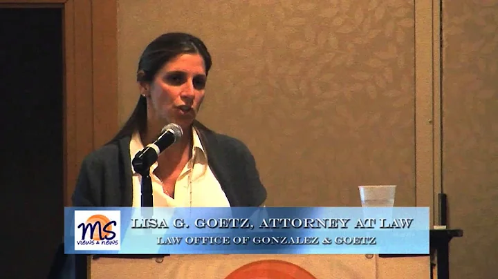 Lisa G. Goetz, a Disability Attorney, Speaks at th...