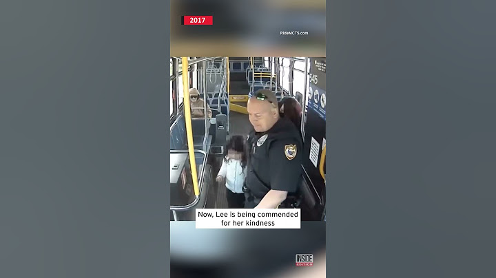 Bus Driver Pulled Over to Help Lost Little Girl #shorts