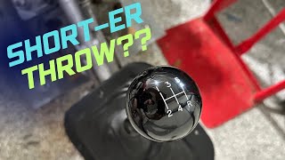 Short Throw Shifter Feel Without the Cost?!