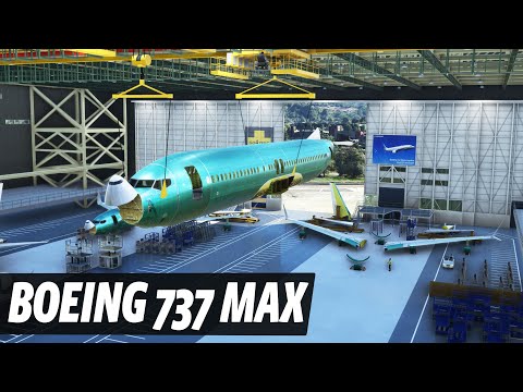 Boeing 737 MAX Fabrikasını Geziyoruz! Microsoft Flight Simulator