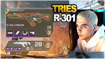 TSM ImperialHal team tries to use triple R-301 and dominates in predator lobby ( apex legends )