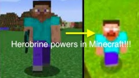 How to get Herobrine powers 1! No mods, uses commands