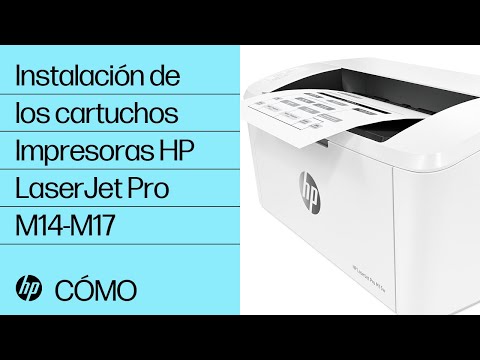 Instalación de los cartuchos | Impresoras HP LaserJet Pro M14-M17 | HP -  YouTube