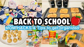 BACK TO SCHOOL MOM HACKS 2022 | BACK TO SCHOOL ROUTINE | ORGANIZATION, TIPS, AND TRICKS