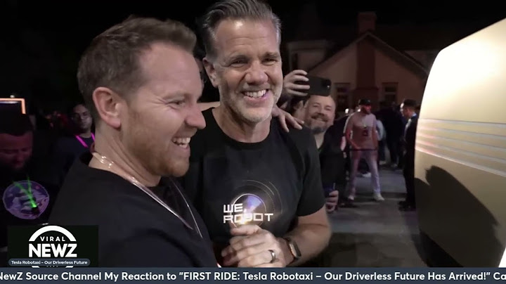 Viral NewZ Source:  My Reaction TO FIRST RIDE: Tesla Robotaxi – Our Driver less Future Has Arrived!