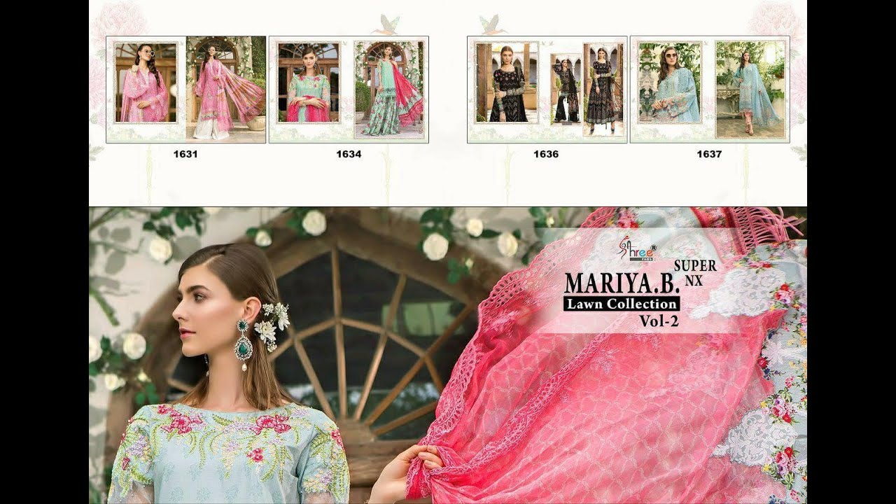 Shree Fab Mariya B Lawn 2 Nx Designer 