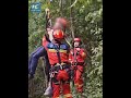 Drone rescues worker trapped in gorge