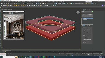 How to Create Ceiling Design in 3Ds Max, Step by Step Tutorials!