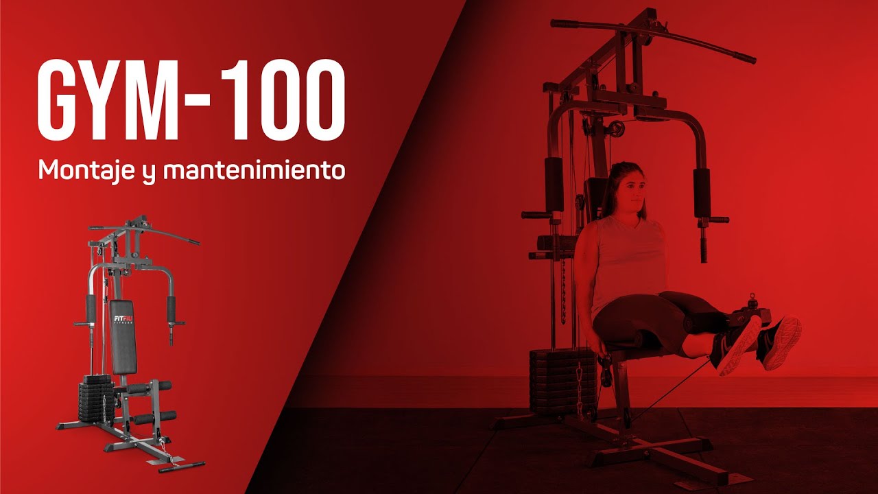 🔧 Montaje de la máquina de musculacion GYM-100 - FITFIU Fitness 