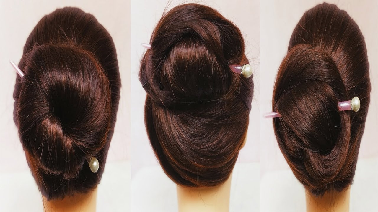 Hair Tutorial: Messy Top Knot Bun with Volume