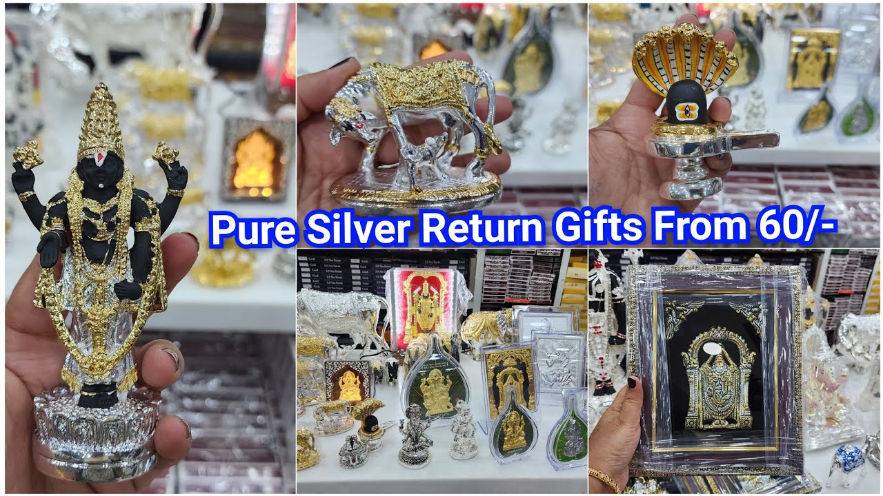 chickpet Bangalore wholesale pure silver articles and Frames👌starting from60/- pure silver gift item