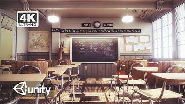 Blender Classroom Lighting Demo in Unity Standard RP