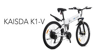 KAISDA K1-V - takové normální kolo, co si nehraje na skůtr 🛵. Unboxing