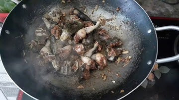 Ếch đồng xào lá cách nước cốt dừa