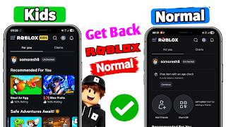 How To Get Back Roblox Normal ( After Roblox Kids & Select Update in Android)  New Update screenshot 4