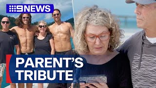 Perth brothers honoured by parents after alleged murder in Mexico | 9 News Australia
