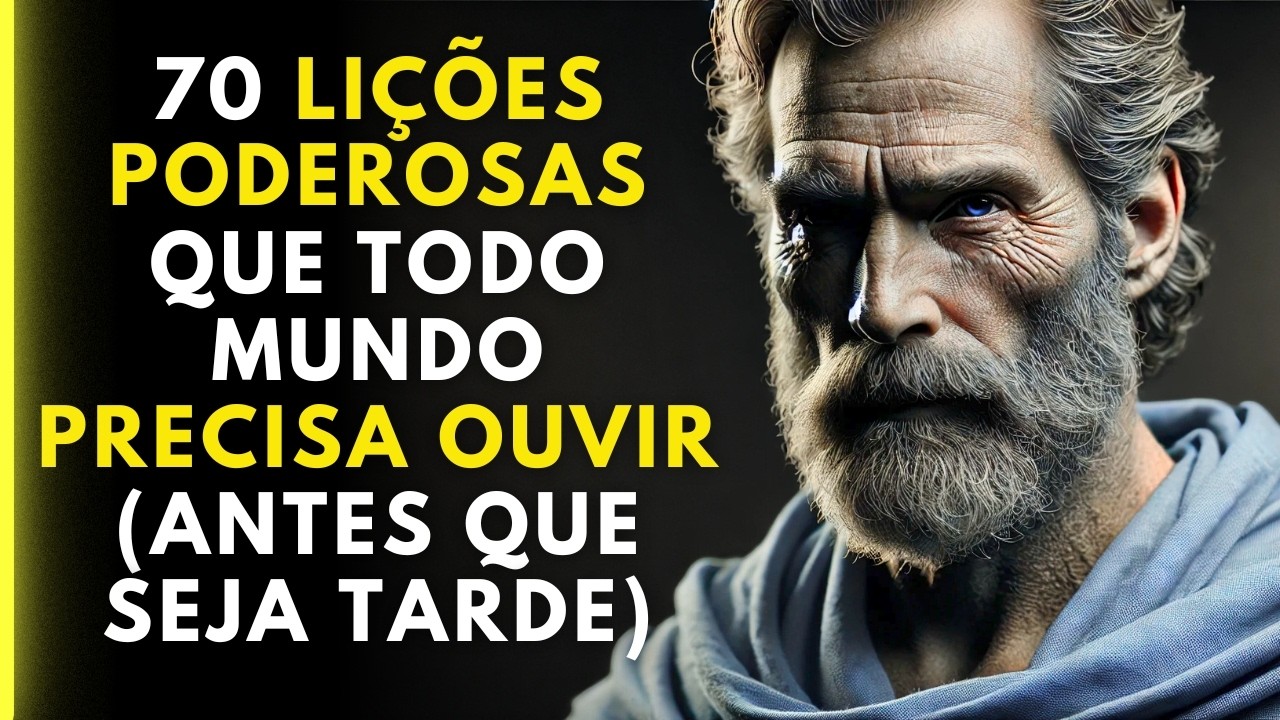 70 Lições Estoicas que Vão Transformar sua Vida HOJE, ASSISTA HOJE MESMO
