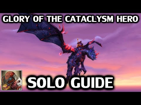 Glory of the Cataclysm Hero Solo Guide - Volcanic Stone Drake Mount