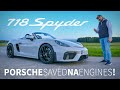 2020 Porsche 718 Spyder. Find out HOW Porsche SAVED the NA engine!