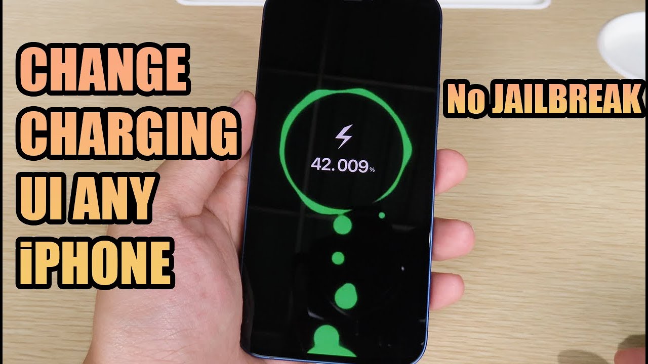  NEW  Change Charging UI on Any iPhone No Jailbreak