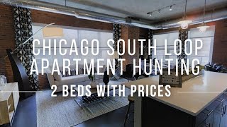 CHICAGO SOUTH LOOP 2 BED APARTMENTS with prices! $$$