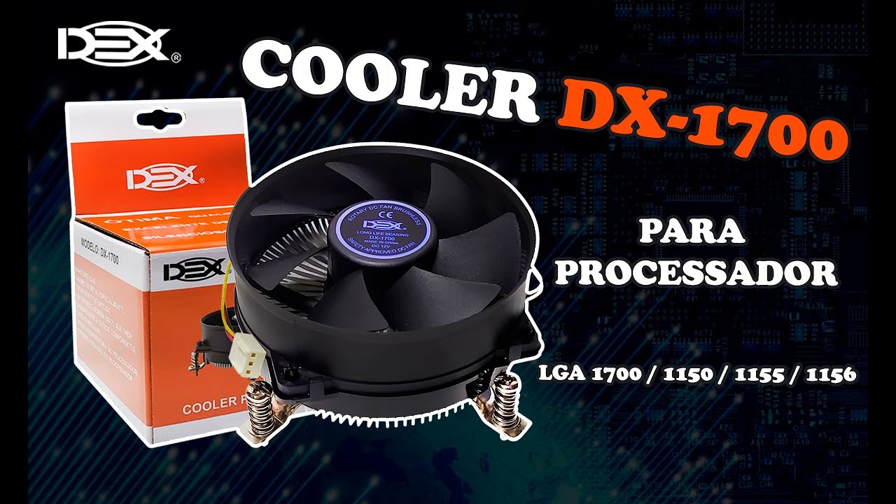 COOLER PARA PROCESSADOR DEX DX-1700