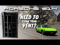 Porsche 914 How to Clean the Air Vents