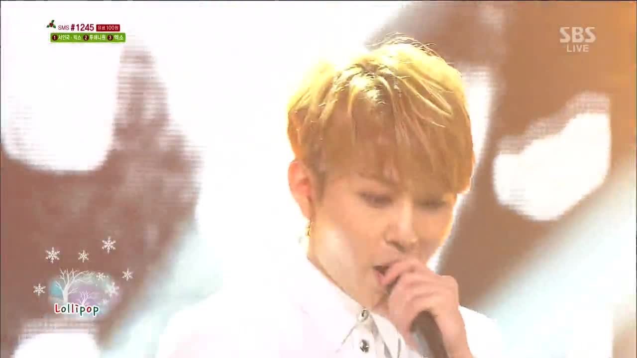 [Yong Jun Hyung] - Flower @ Популярная песня Inkigayo 131222
