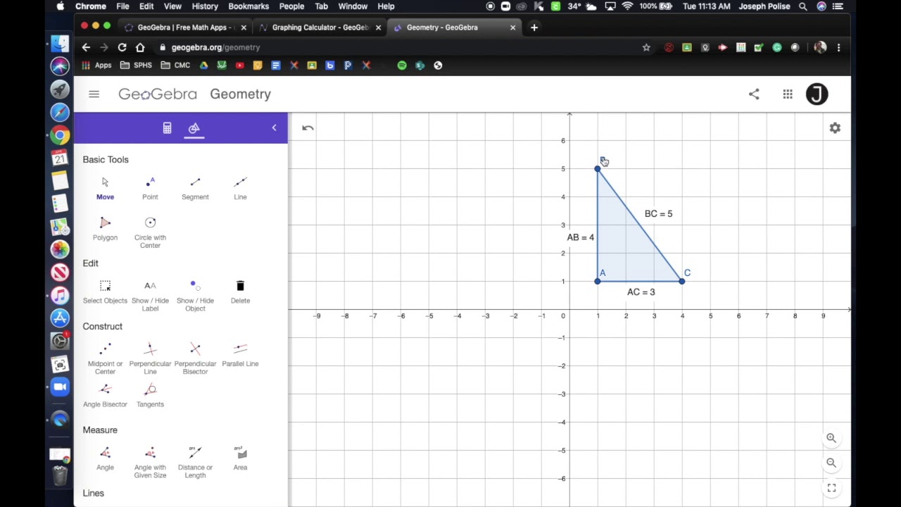 GEOGEBRA - ASSIGNMENT 1 - YouTube