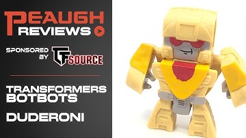 Video Review: Transformers BotBots DUDERONI